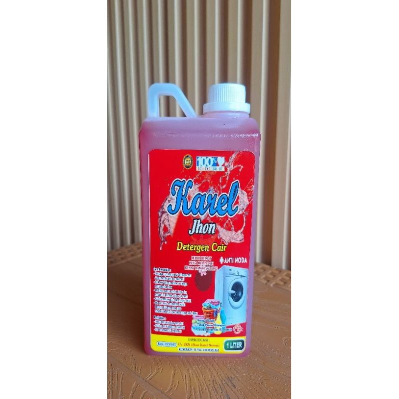 Deterjen Cair Laundry 1 Liter Sakura "Karel Jhon" Sabun Cair Cuci Baju Wangi MURAH HEMAT