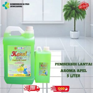 Sabun Pel Lantai 5 Liter – Wangi Segar & Tidak Licin | Karel Jhon Apel