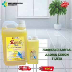 Sabun Pel Lantai 5 Liter – Wangi Segar & Tidak Licin | Karel Jhon Lemon
