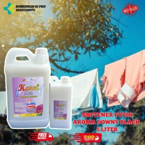Softener Laundry 5 Liter – Pelembut & Pewangi Tahan Lama Karel Jhon Downy Putih